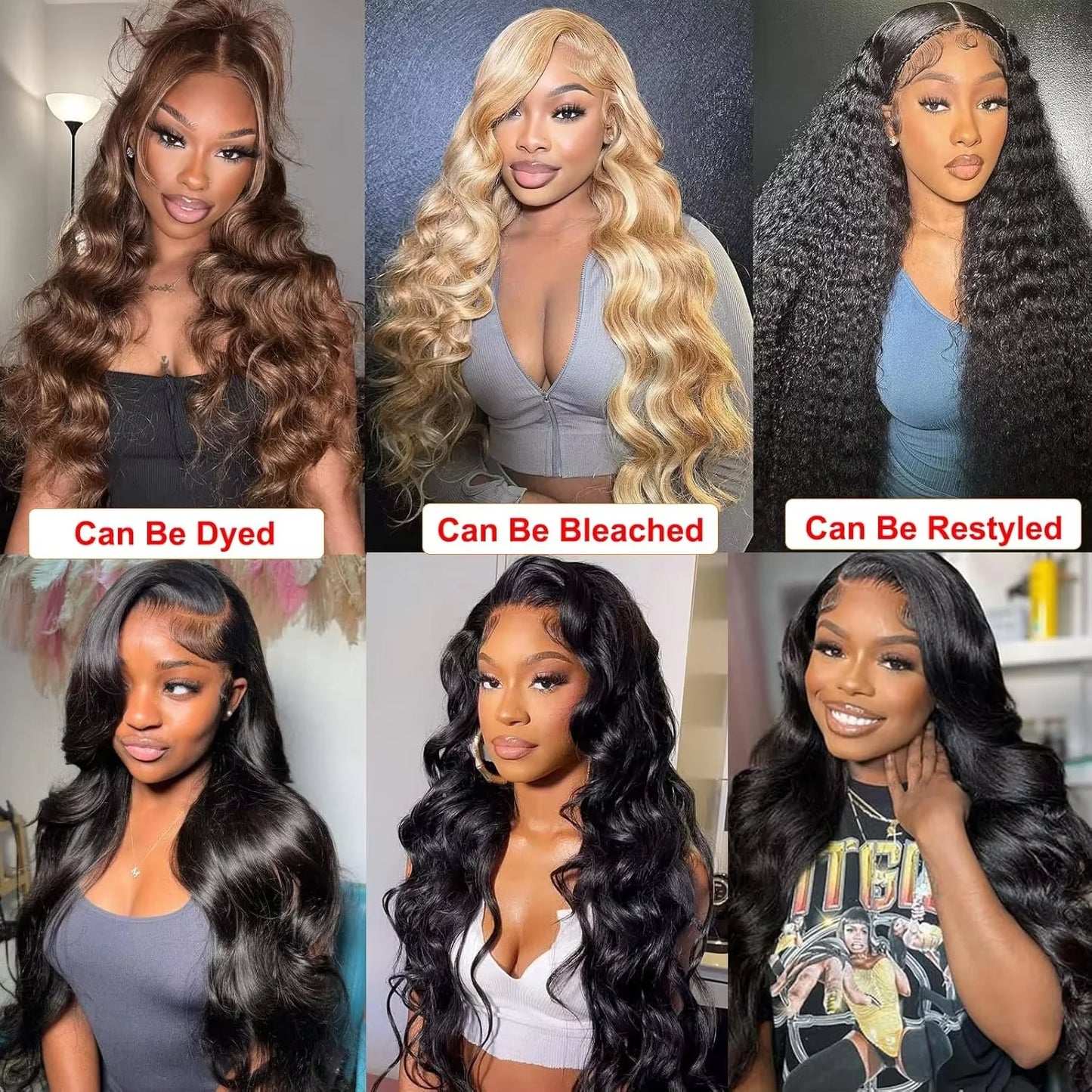 38"–40" Loose Body Wave Brazilian Human Hair Bundles – 100% Raw Remy Hair (1/3/4 Pcs)